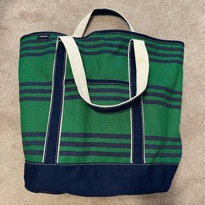 Never Used! Lands End XL Zippered Tote